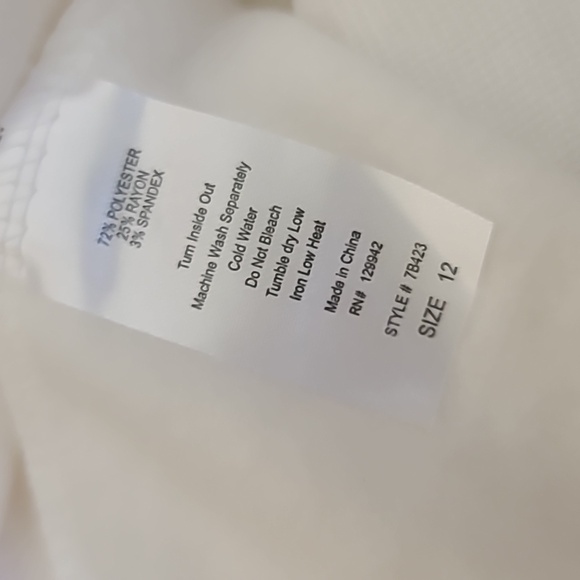 Btween Girls Unicorn Fluffy Mane Soft Sweatshirt White Top Size 12 - Picture 7 of 7